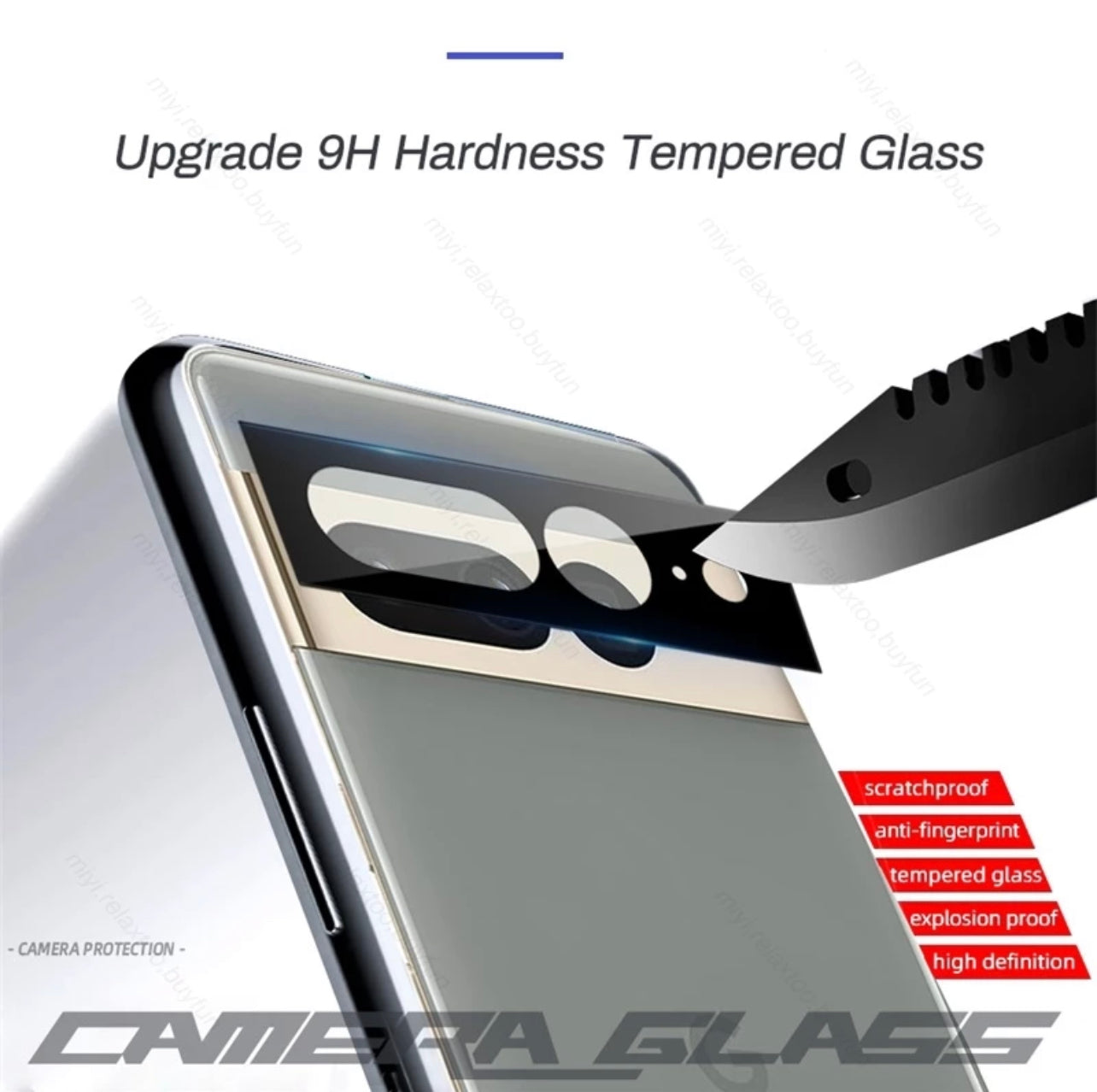 Yamizoo Branded Premium 9H Clear Camera Lens Protector - 1pc pour Apple iPhone 11 Series Yamizoo Branded Premium 9H Clear Camera Lens Protector - 1pc pour Apple iPhone 11 Series